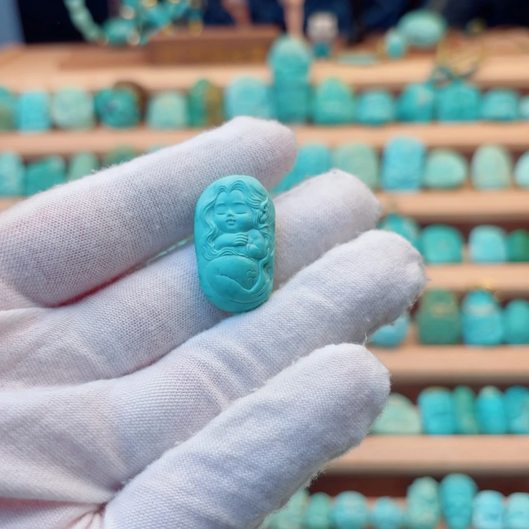 绿松石未镶嵌配饰