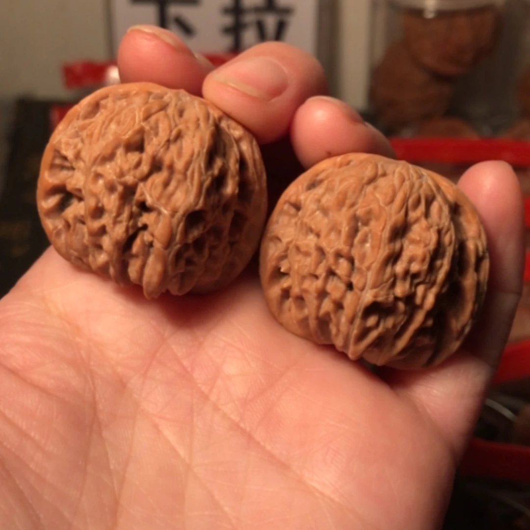 【闪购商品】文玩核桃把件磨盘35.5