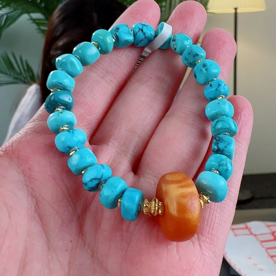 绿松石珠宝奇石未镶嵌