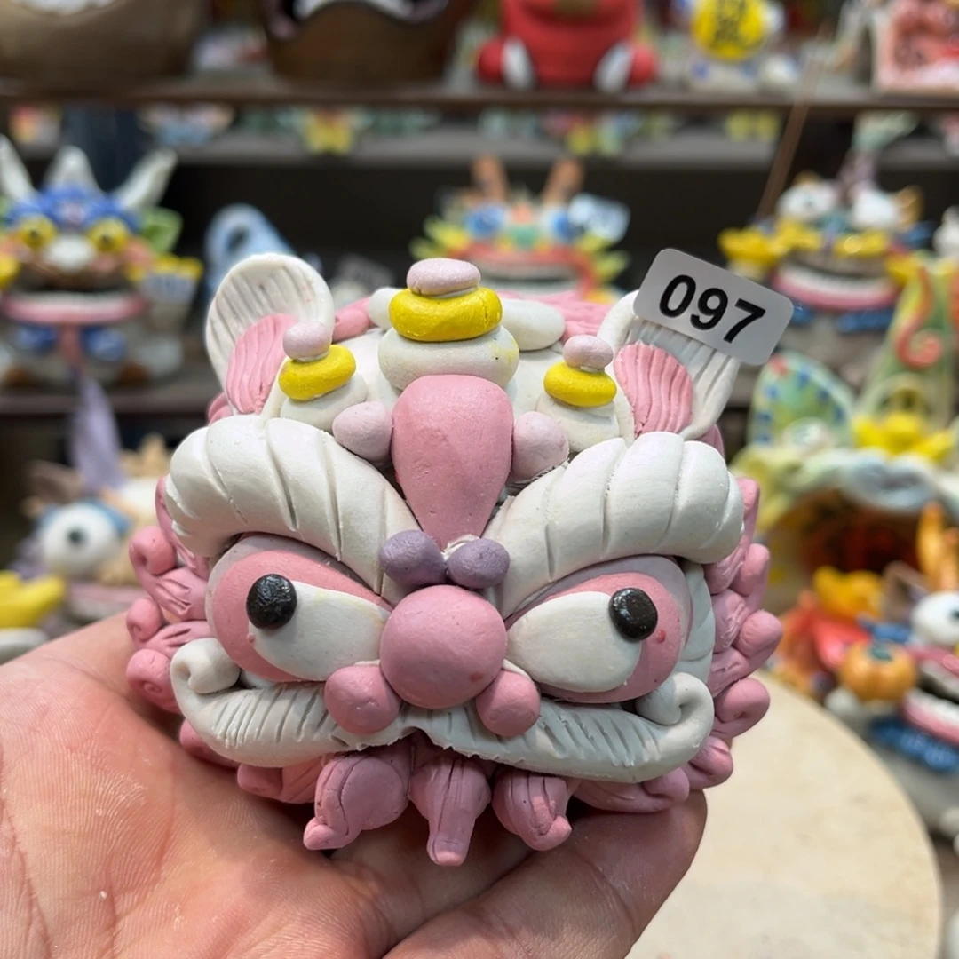 陶瓷纯手工抽象陶瓷摆件097