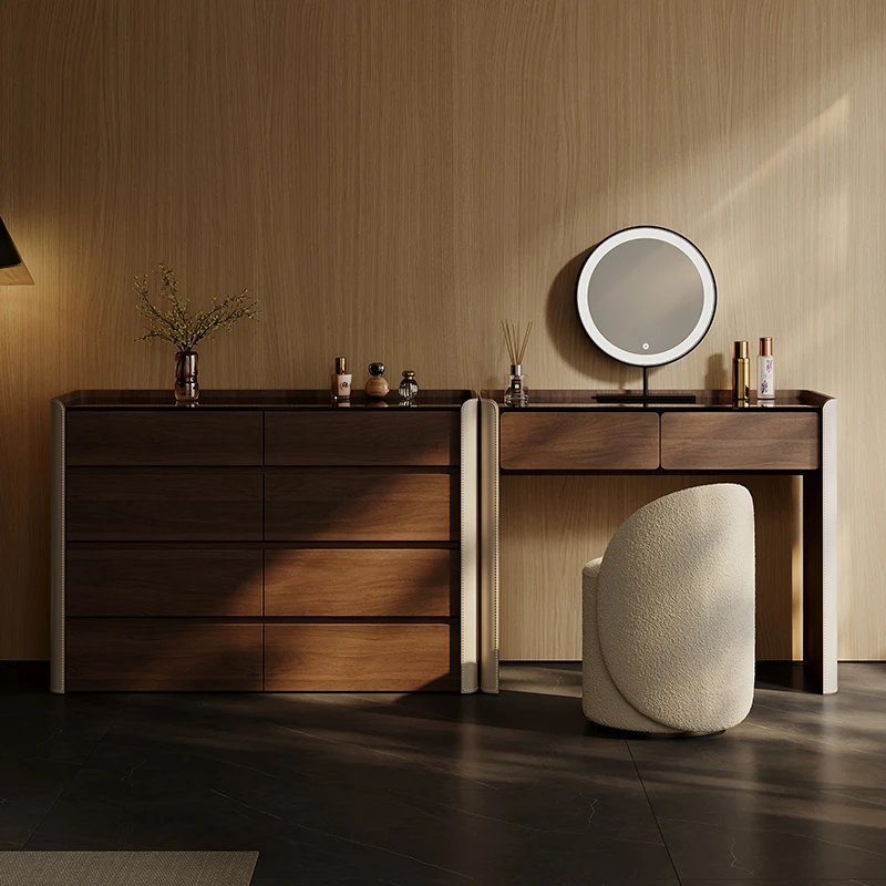 【珠宝柜套系】中古实木法式复古斗柜现代简约家用储物柜