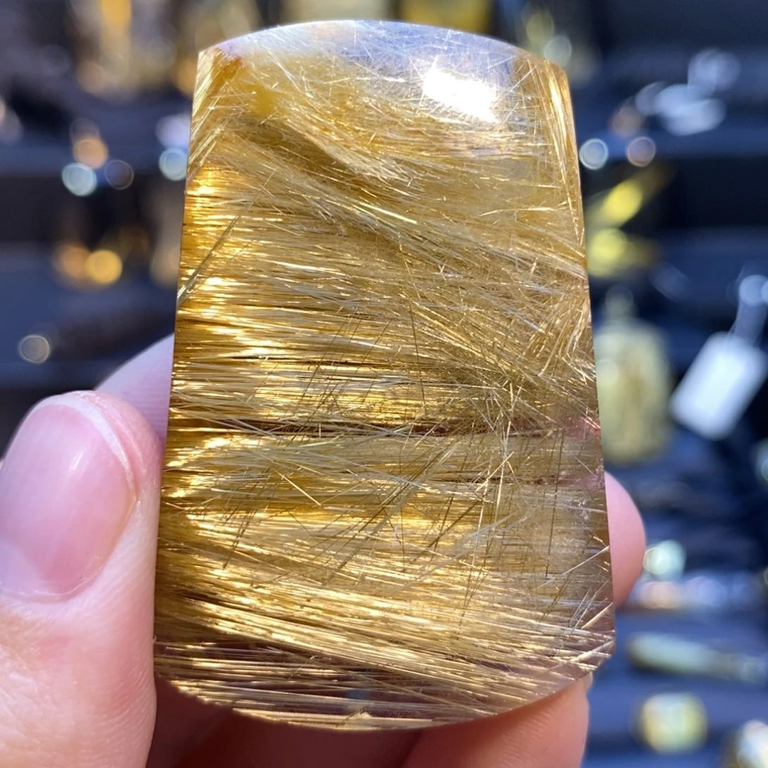 未镶嵌颈饰水晶钛晶无事牌