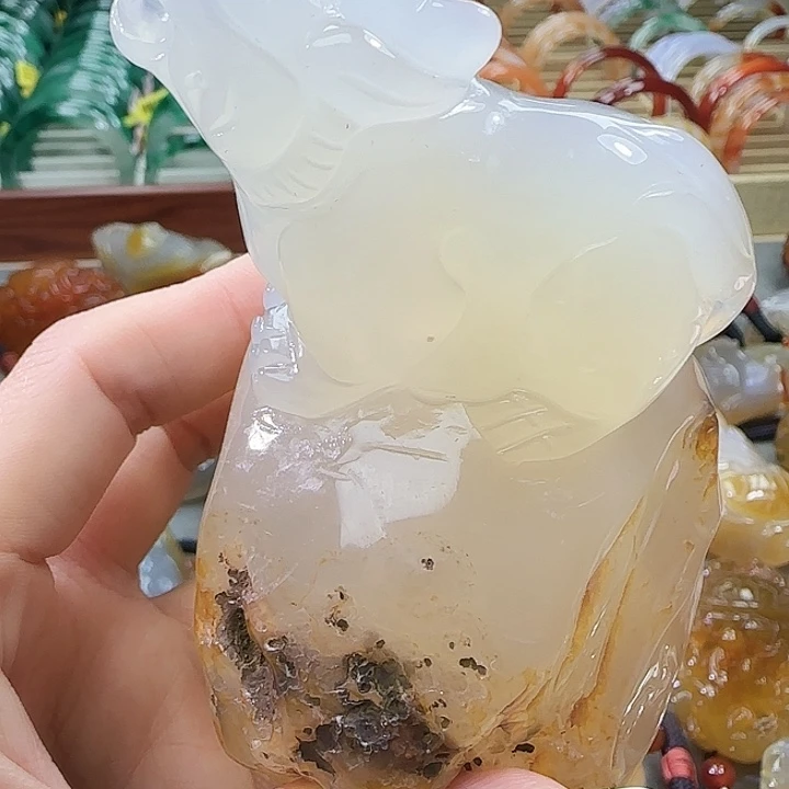 玛瑙/玉髓合金摆件