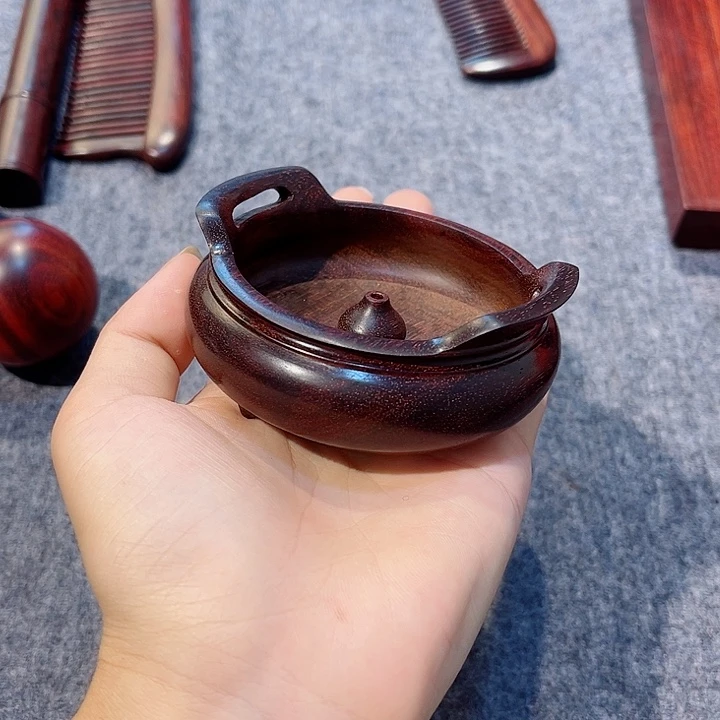 用***8檀香紫檀（小叶紫檀）香炉