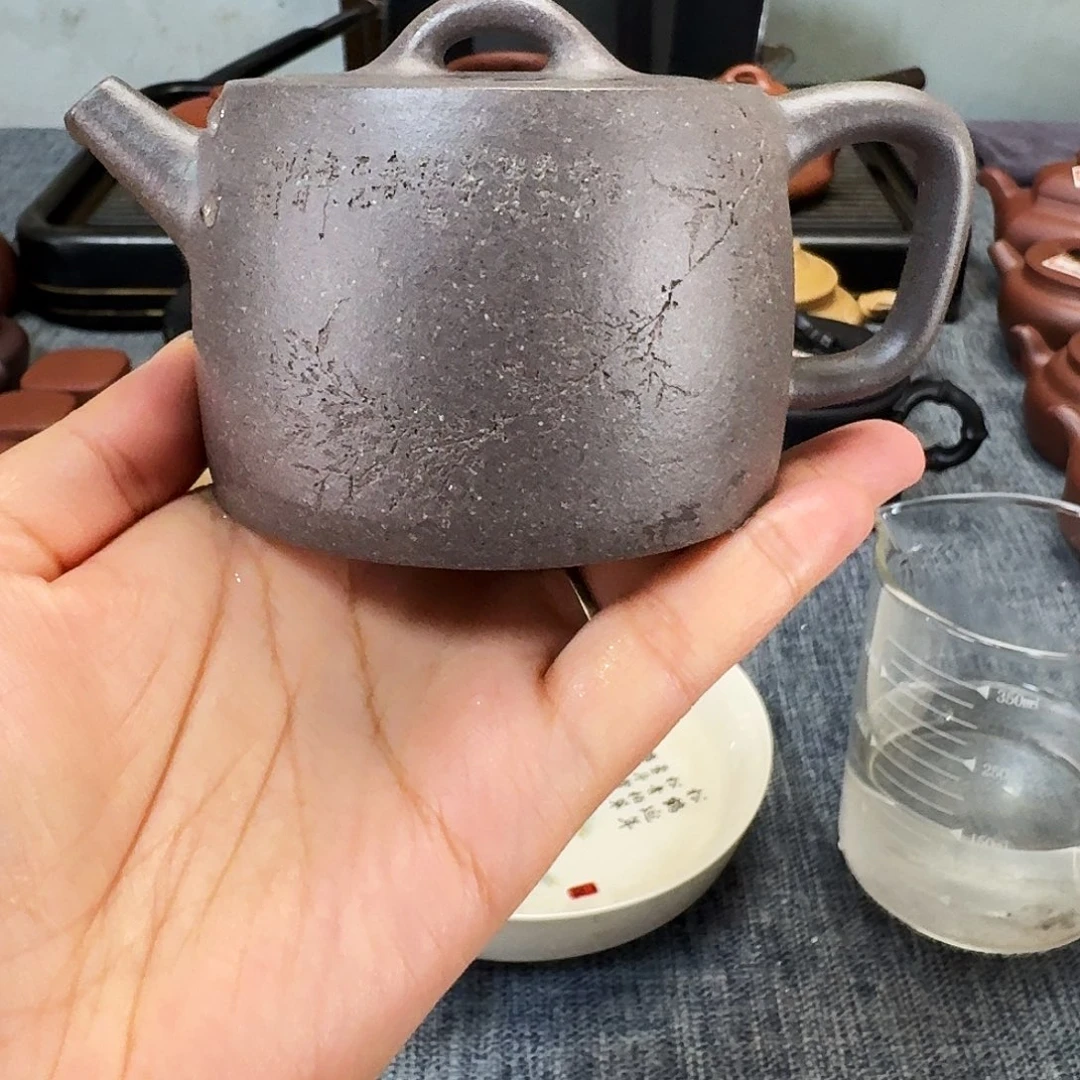 茶壶紫砂全手工紫砂壶井栏