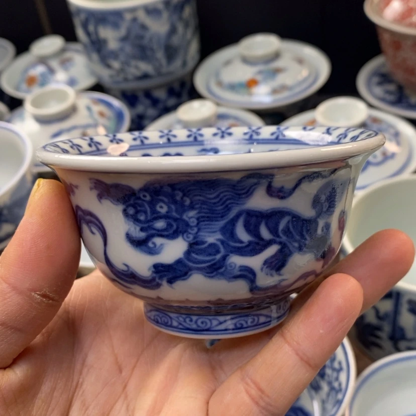 【闪购商品】景德镇青花主人杯