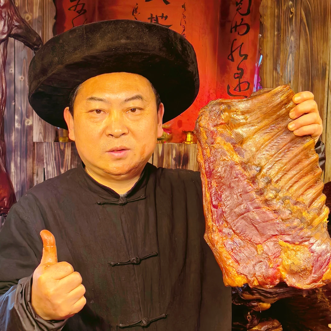 【带皮边角腊肉】（ 现场称重计费）恩施土家烟熏排骨五花肉