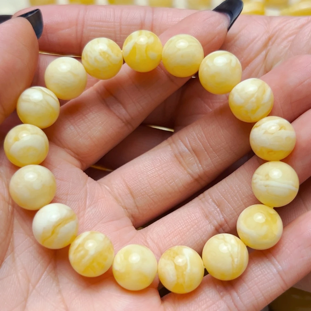 未镶嵌蜜蜡裸石12mm单圈 17.06g