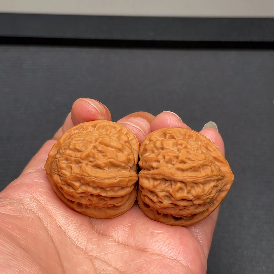 把件猴头核桃36×36全品头茬金牛狮子头XM3520