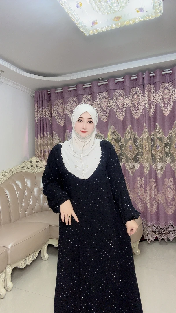 迪拜加长版星河连衣裙（小个子需要截边）