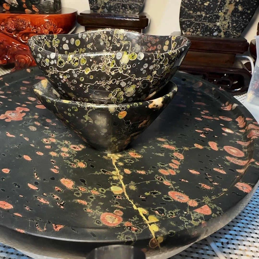 耿***平梅花玉彩梅花元宝杯