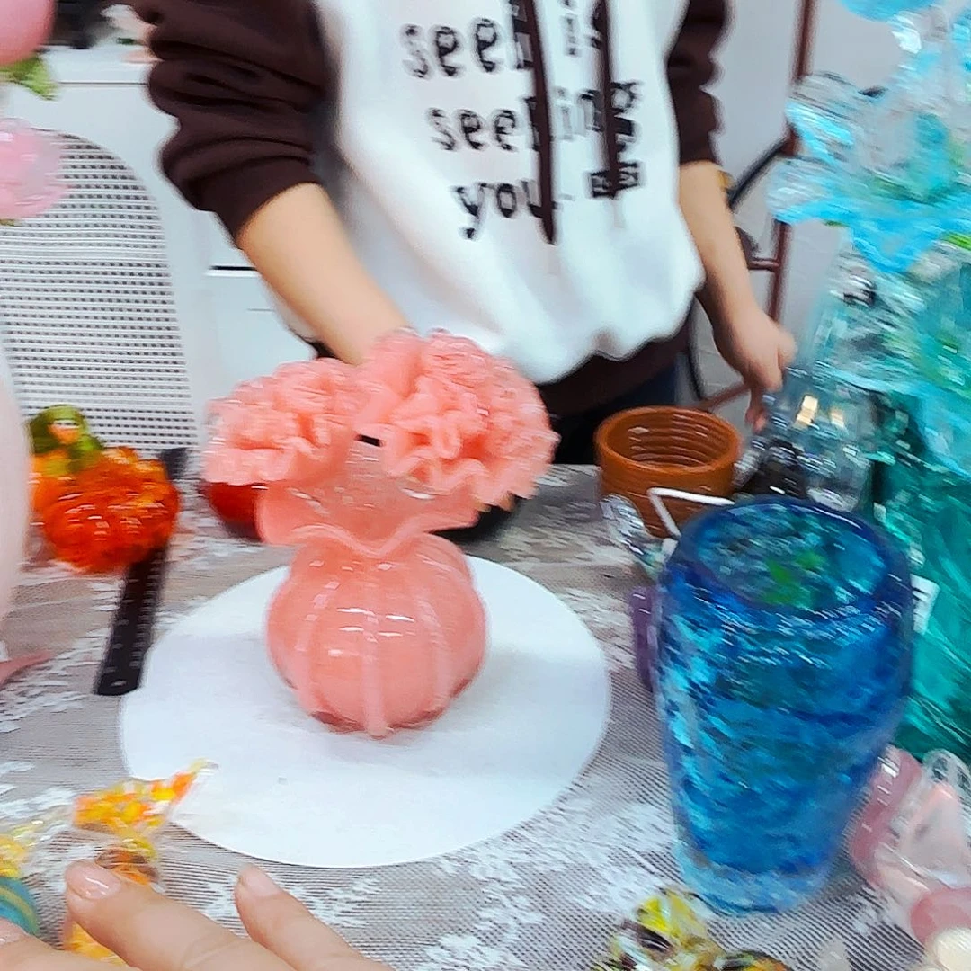 瑕疵琉璃花瓶花器艺术品