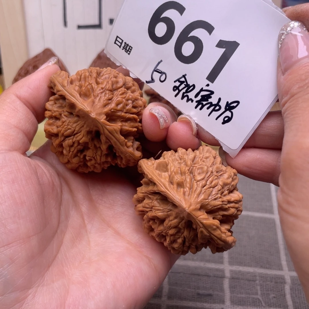 文玩核桃把件661号50全品官帽