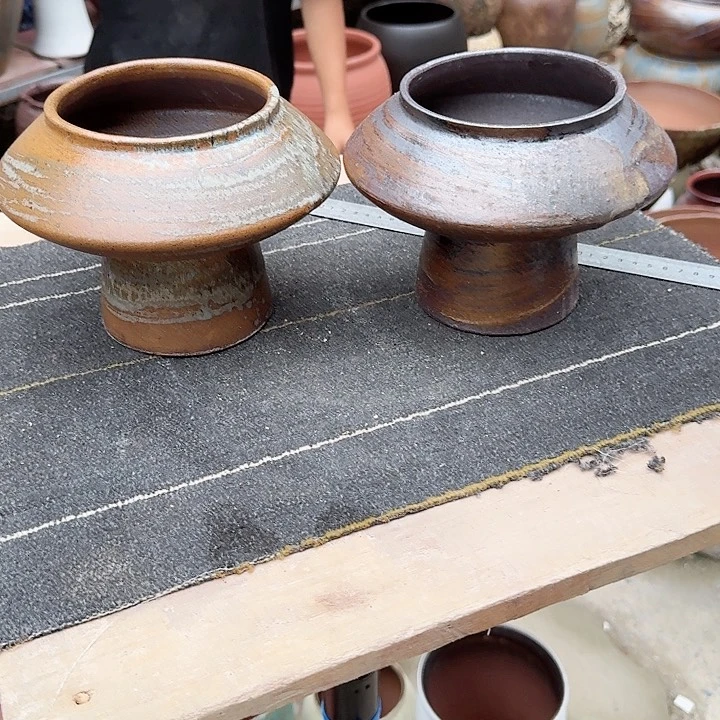 紫砂花盆高度15口径12