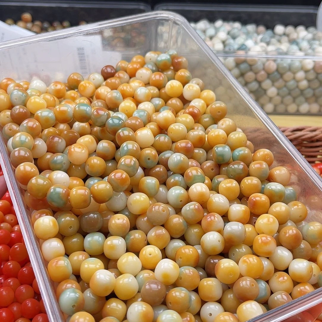 白玉菩提吊坠Wc/13mm/22颗