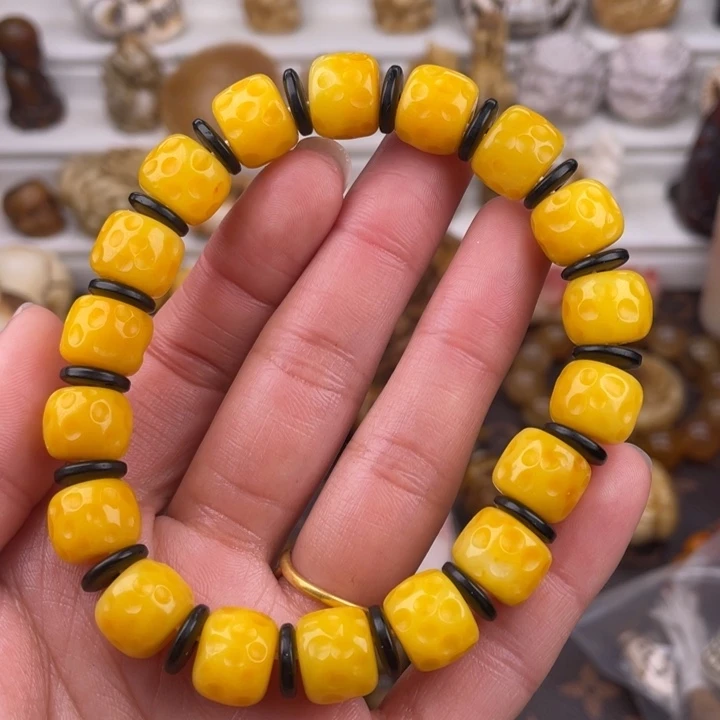 驼骨手串/手链骆驼骨陨石坑12