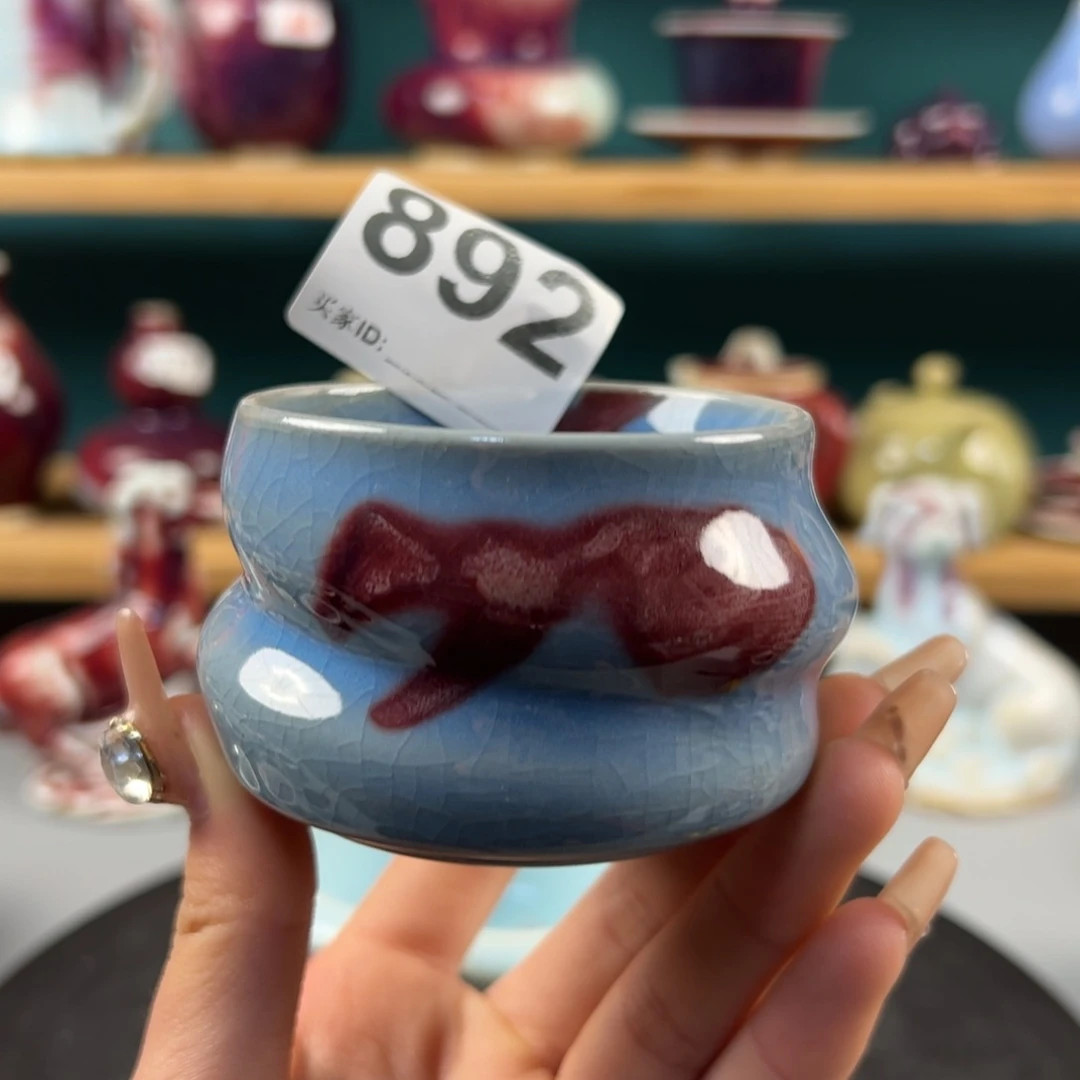 瓷片微瑕主人杯纯手工