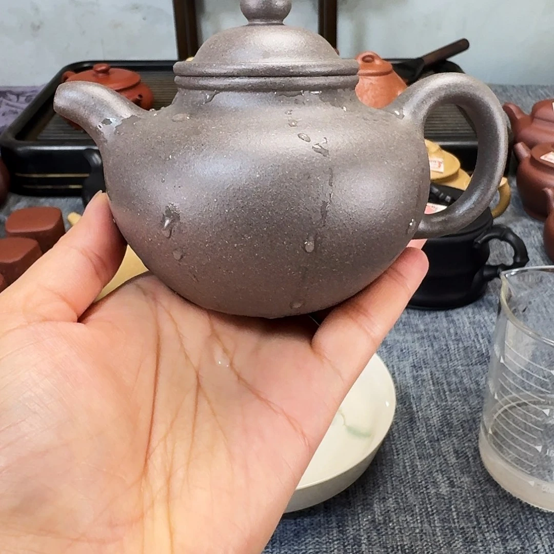 茶壶紫砂全手工紫砂壶掇球