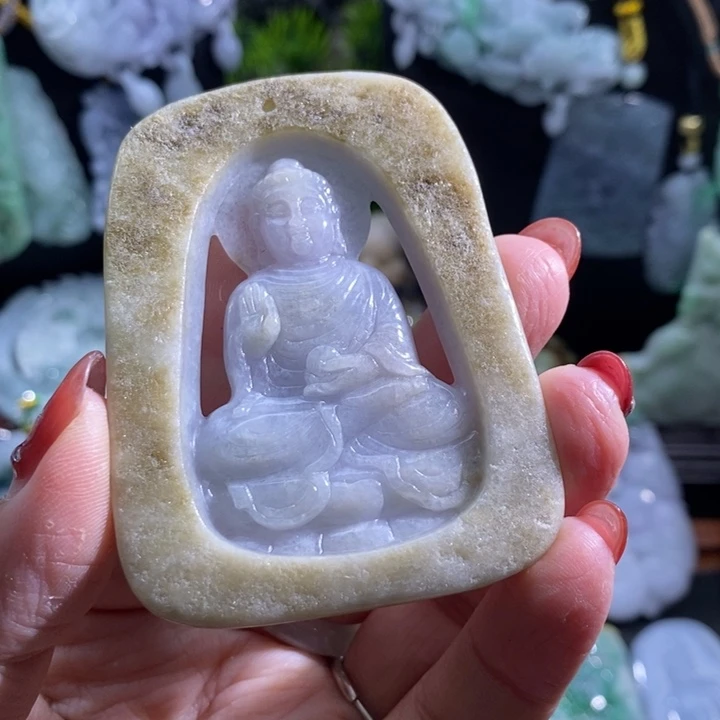 【闪购商品】颈饰未镶嵌翡翠阿咪