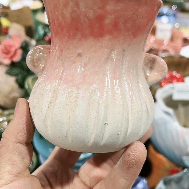 瓷片花盆多肉艺术品植物