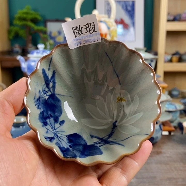 瓷片手工制作工艺精湛等特点
