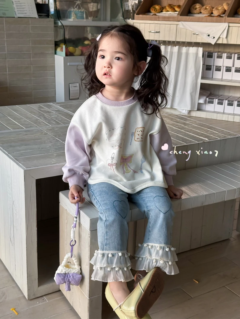 小7·25春~卡通印花卫衣XQ5082