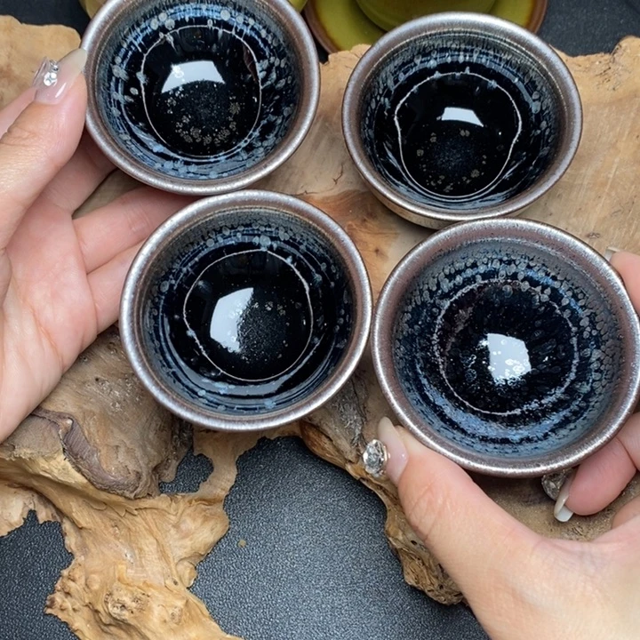 茶盏建窑建盏主人杯73微瑕