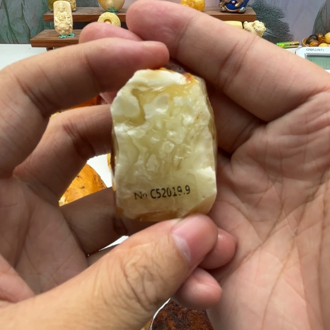 十***叔定制琥珀未镶嵌蜜蜡原石不退不换