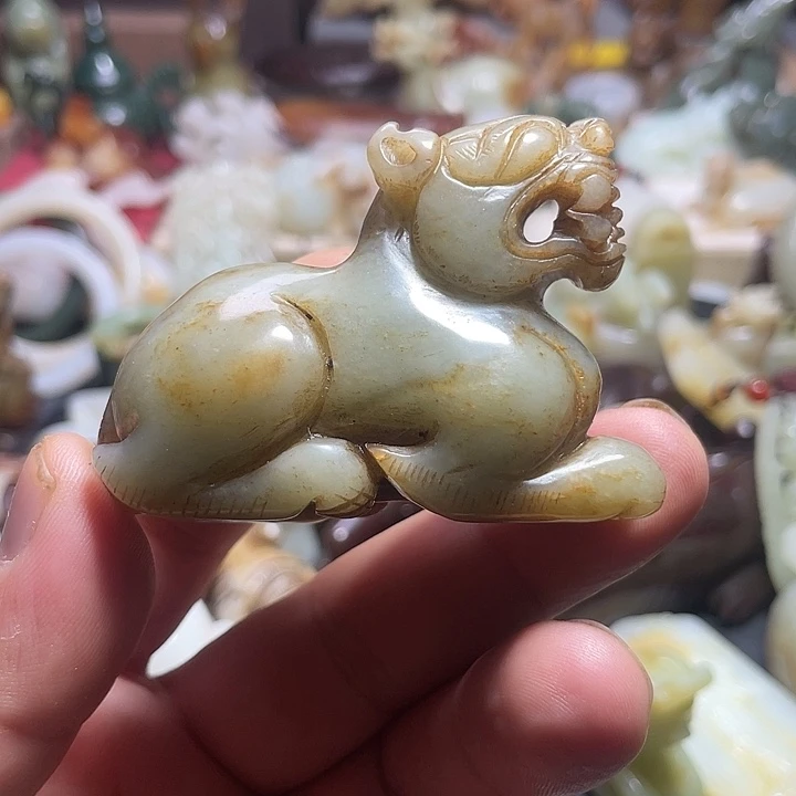 吊坠(不含链)未镶嵌和田玉（糖玉）