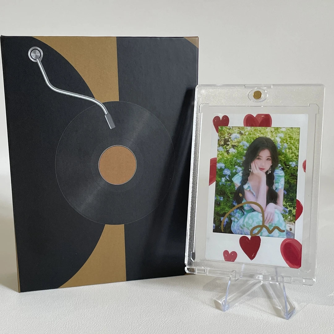 A4562【虞书欣】爱心 正品签名3寸拍立得照片