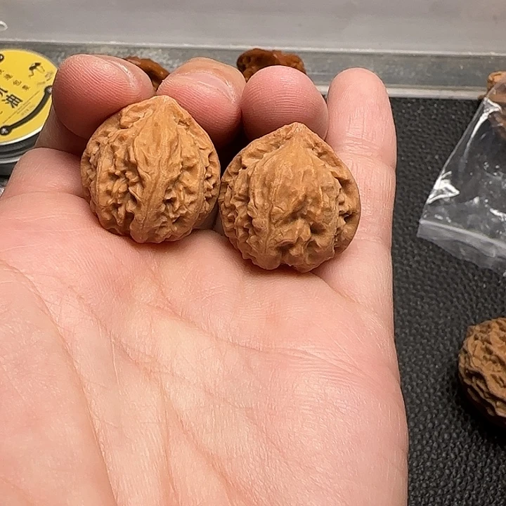 把件文玩核桃17京八棱手捻