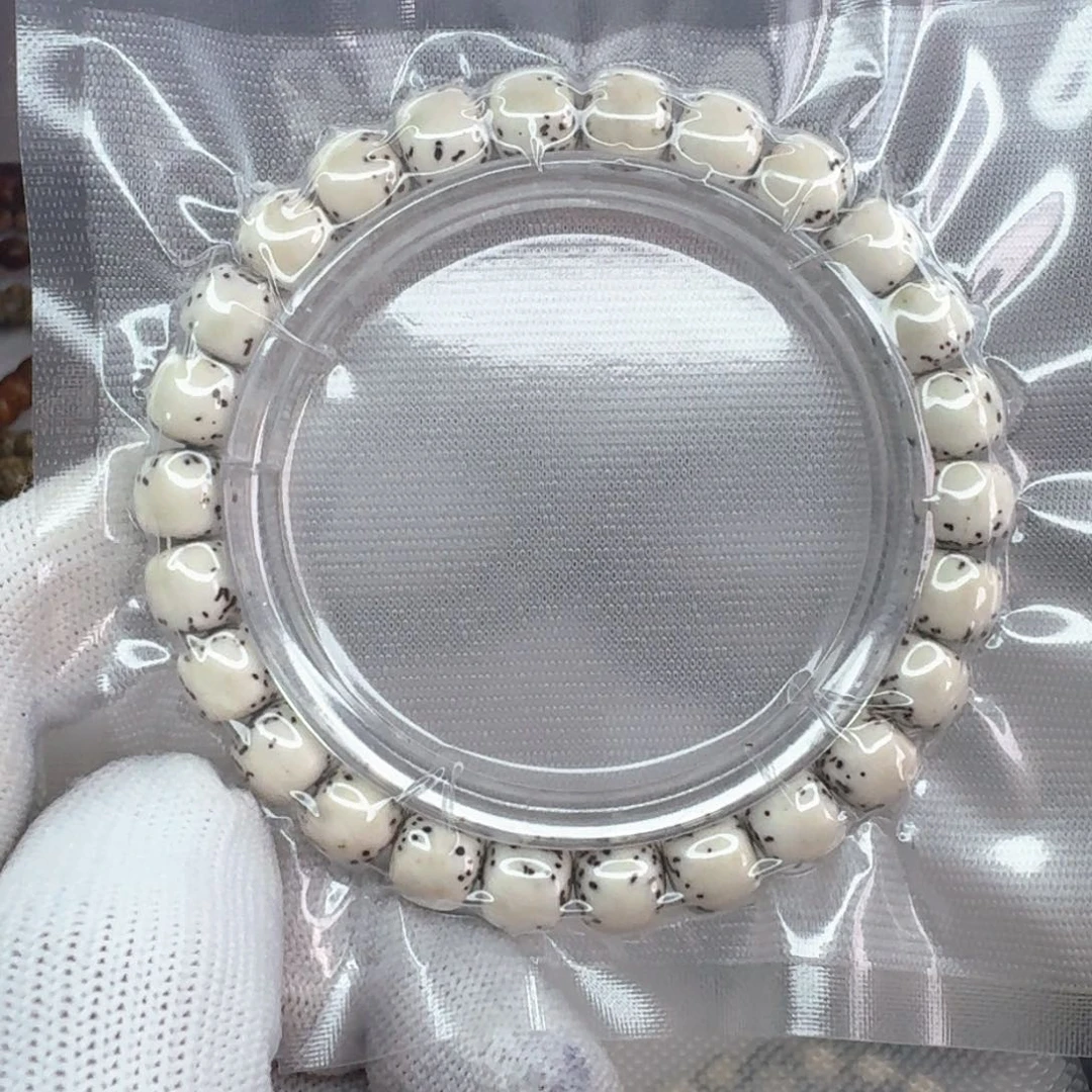 星月菩提吊坠9×8原白河豚  1041