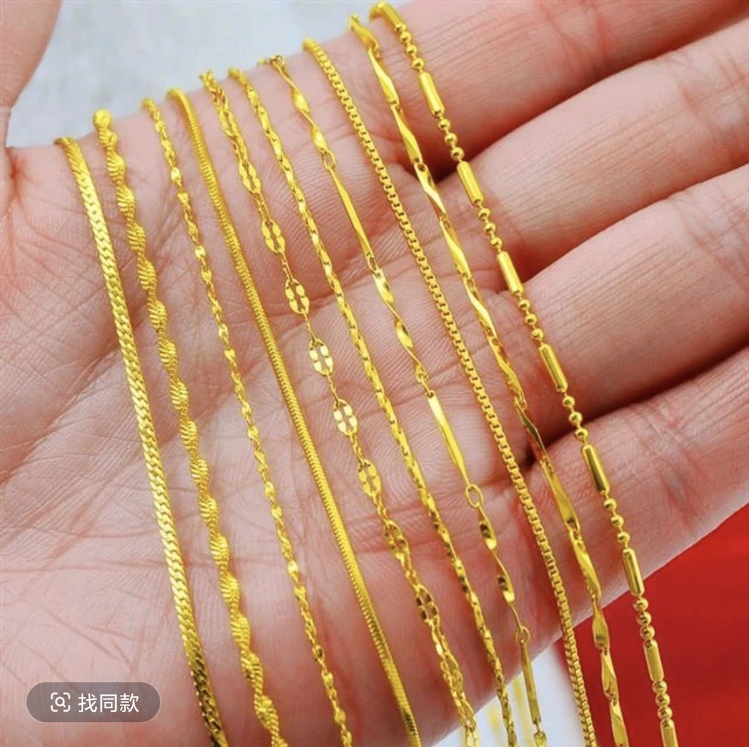 铜合金项链 单链子不掉色原创设计简约中国风精致非金属