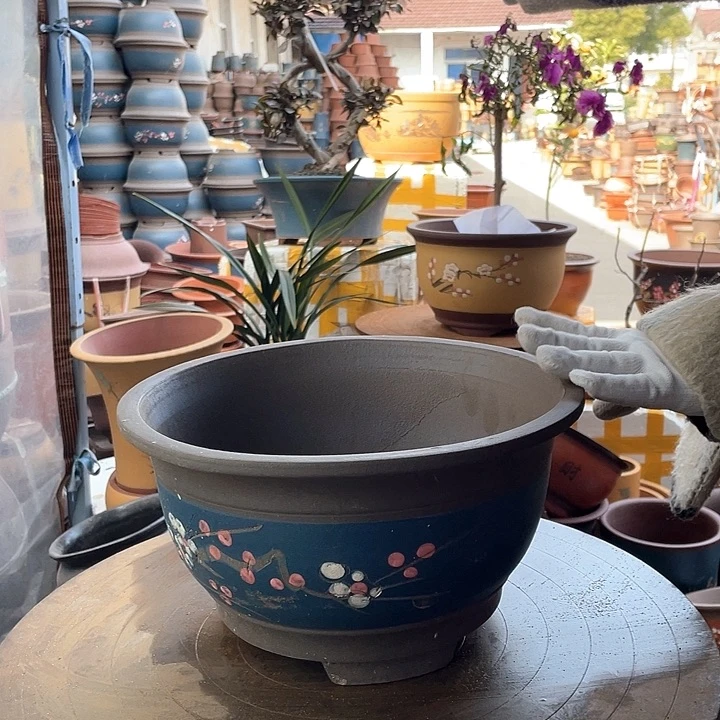 紫砂宜兴紫砂蓝富贵点菜大