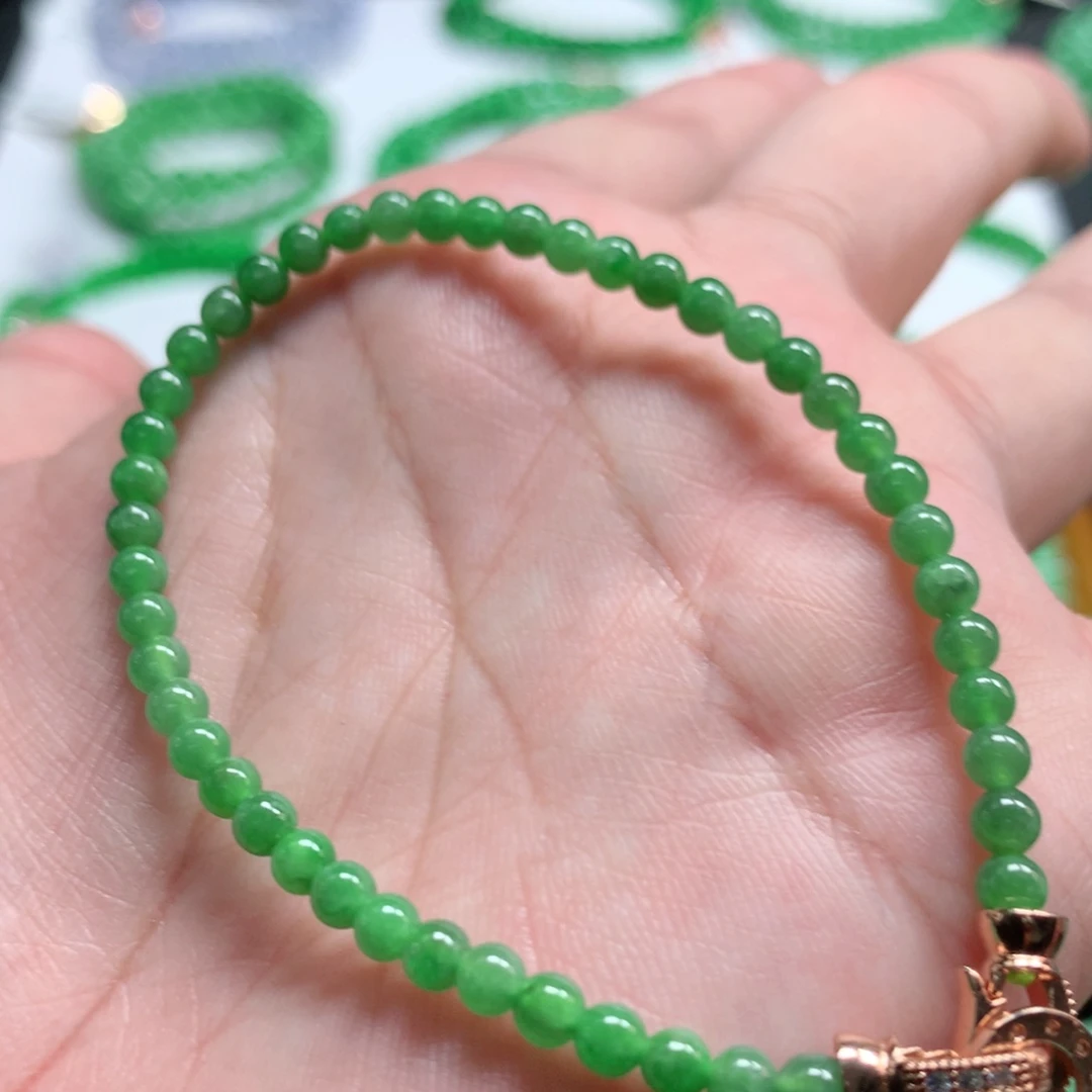 翡翠未镶嵌手链翡翠