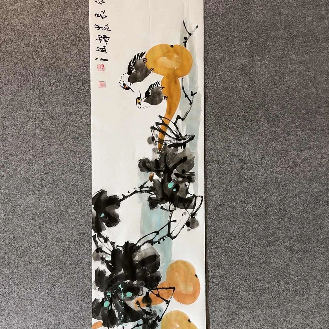 国画邢坤老师手绘作品