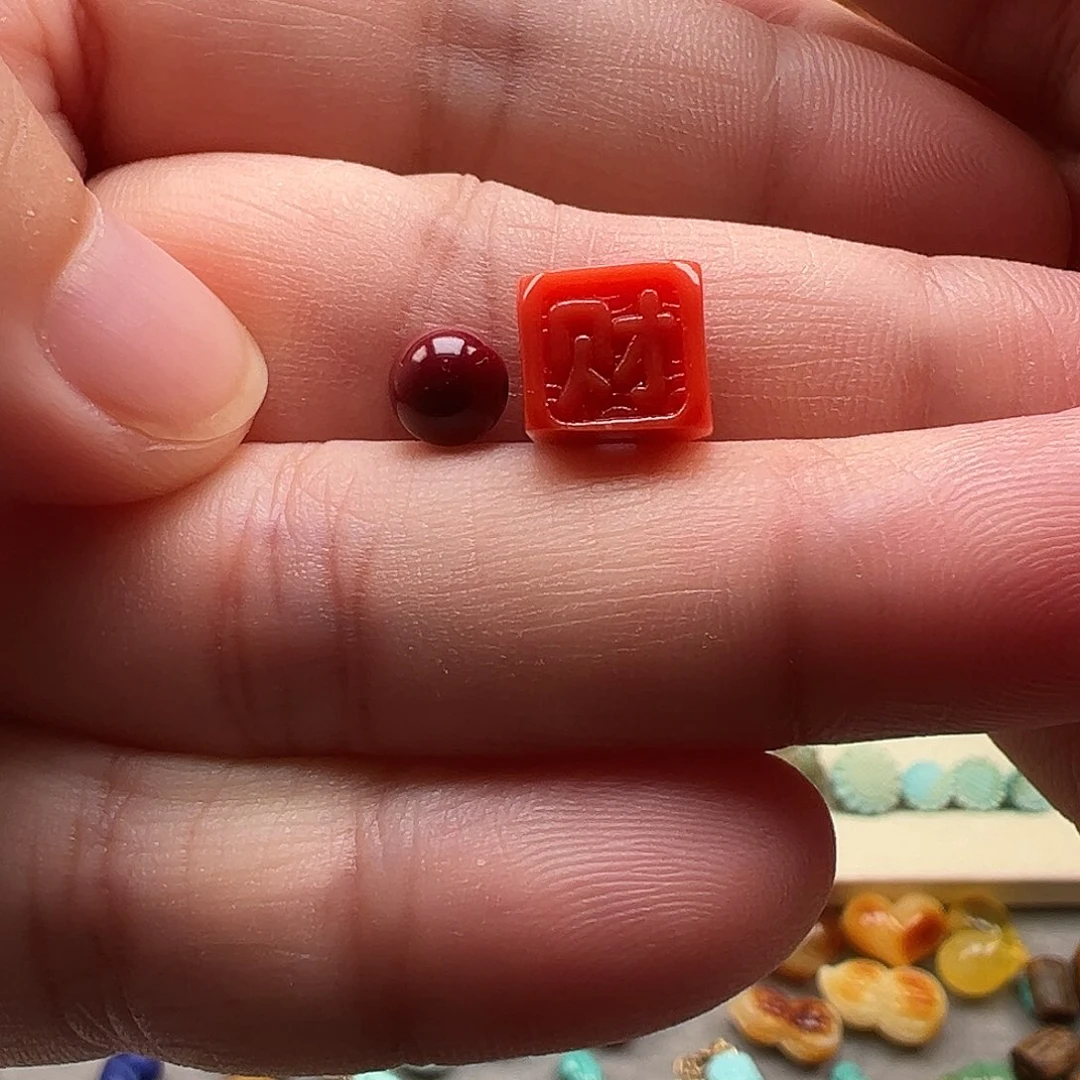 南红玛瑙未镶嵌颈饰