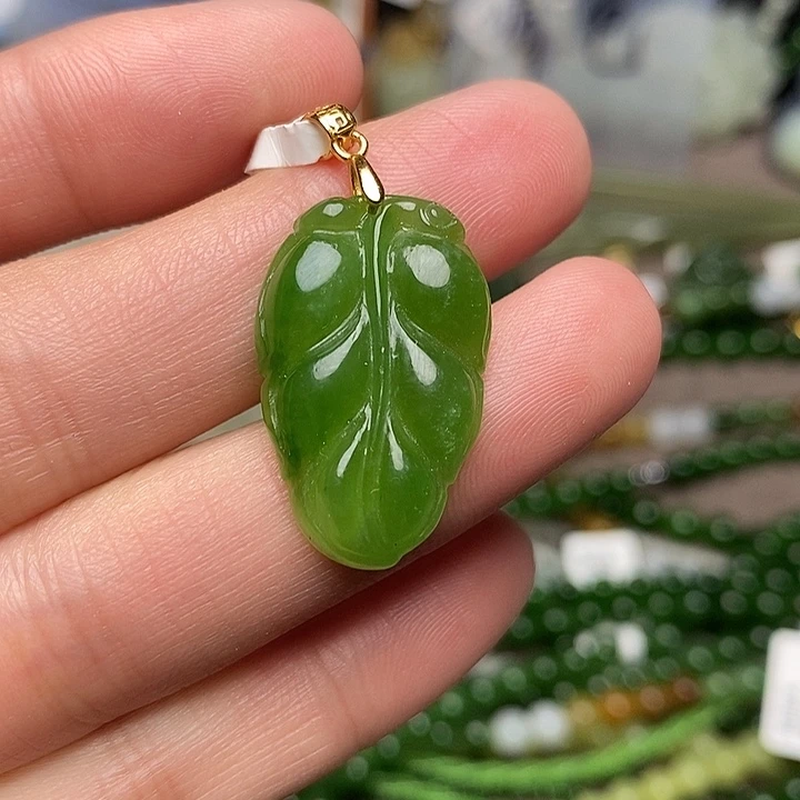 和田玉银S925镶嵌颈饰