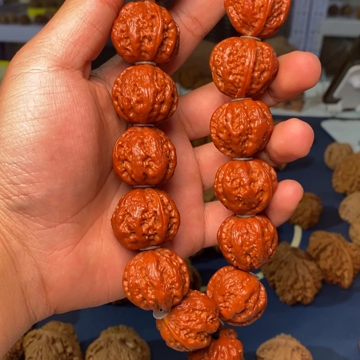 文玩核桃吊坠福**哥文玩核桃京八棱