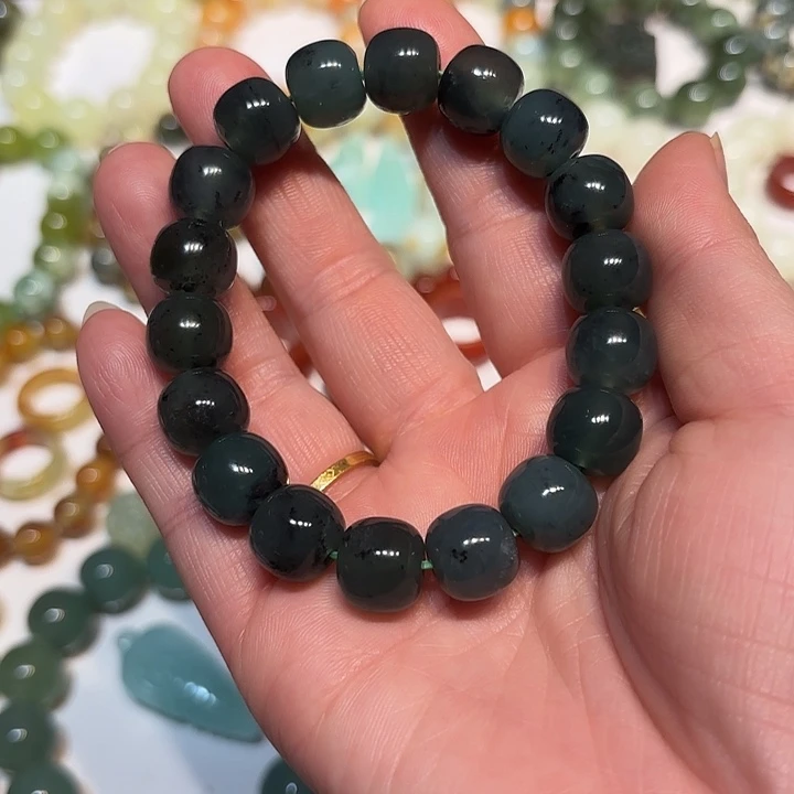 蛇纹石玉未镶嵌手串