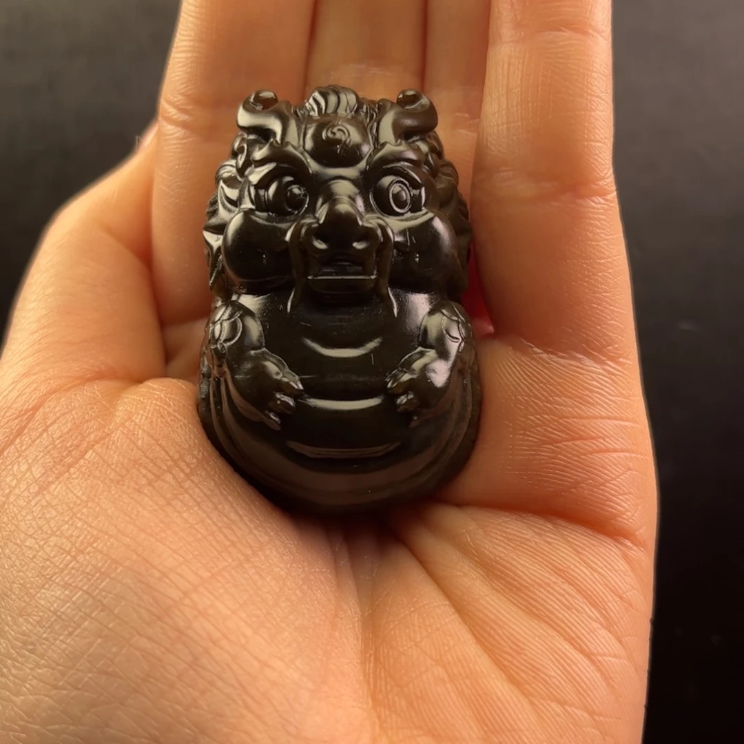 石英质玉木化挂件未镶嵌肚*嘟