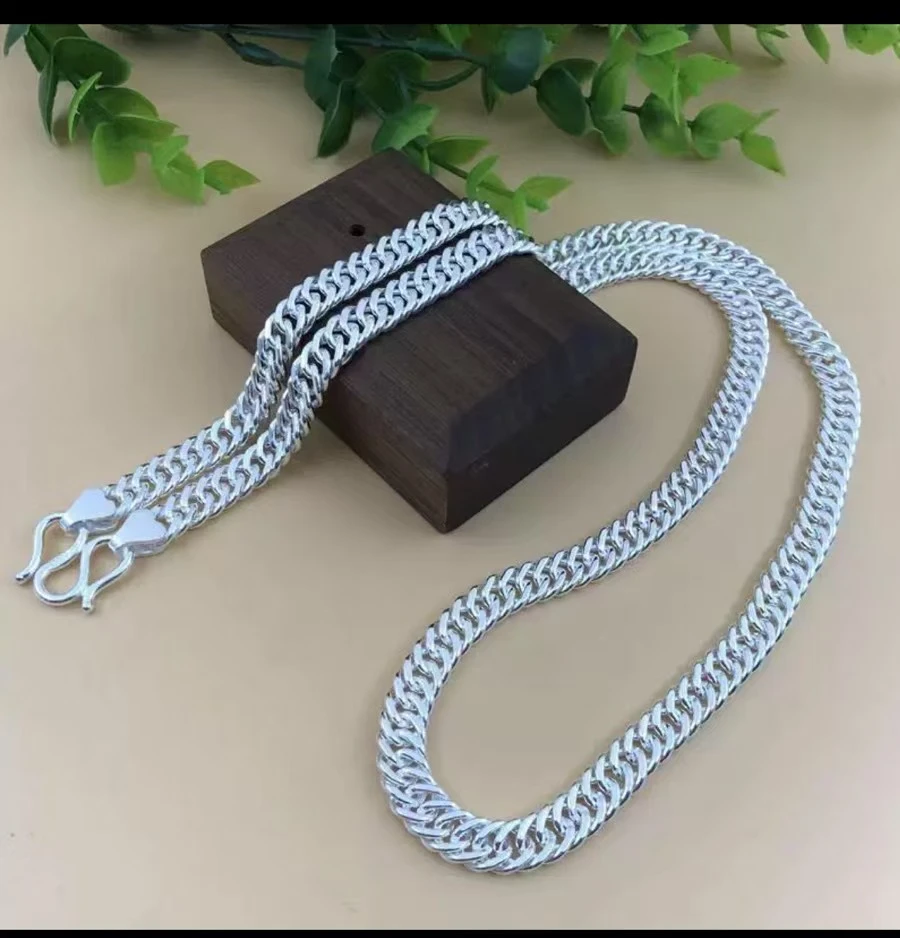 老板银项链古巴链坦克链