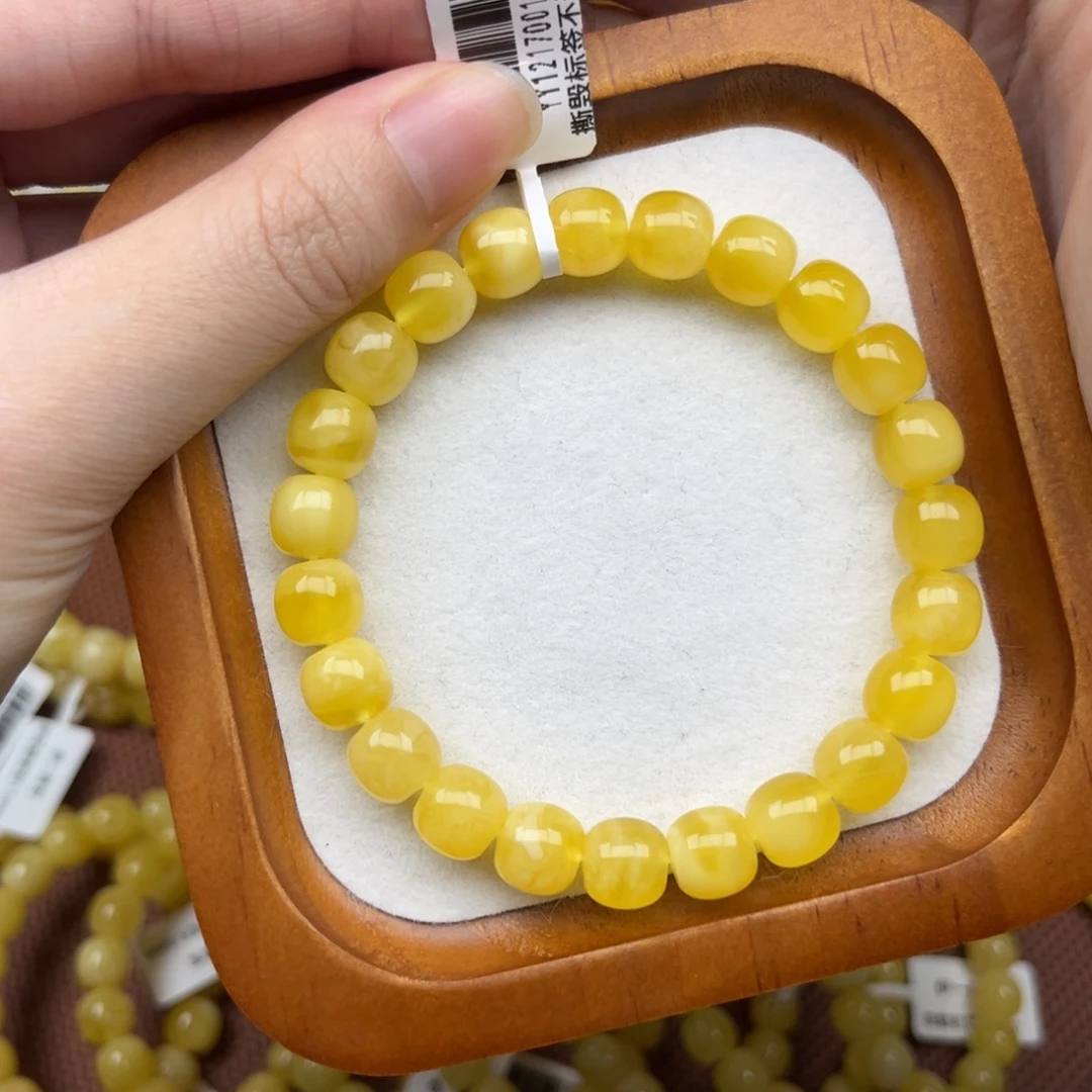 蜜蜡未镶嵌珠宝奇石9mm