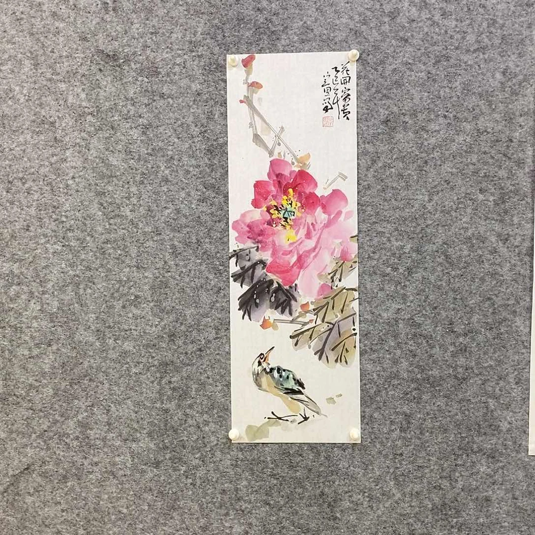 国画尚定固国画作品