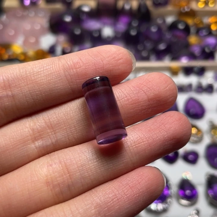 紫晶珠宝半成品银S925镶嵌六****