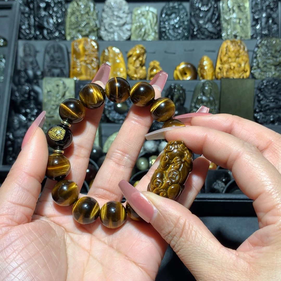 木变石（虎睛石）手链未镶嵌北**马