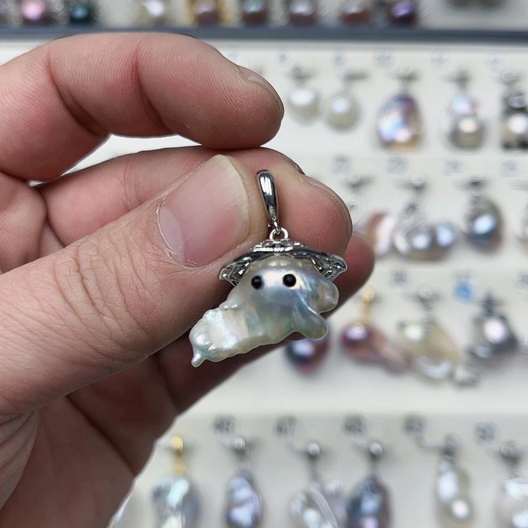 淡水珍珠吊坠(不含链)未镶嵌04