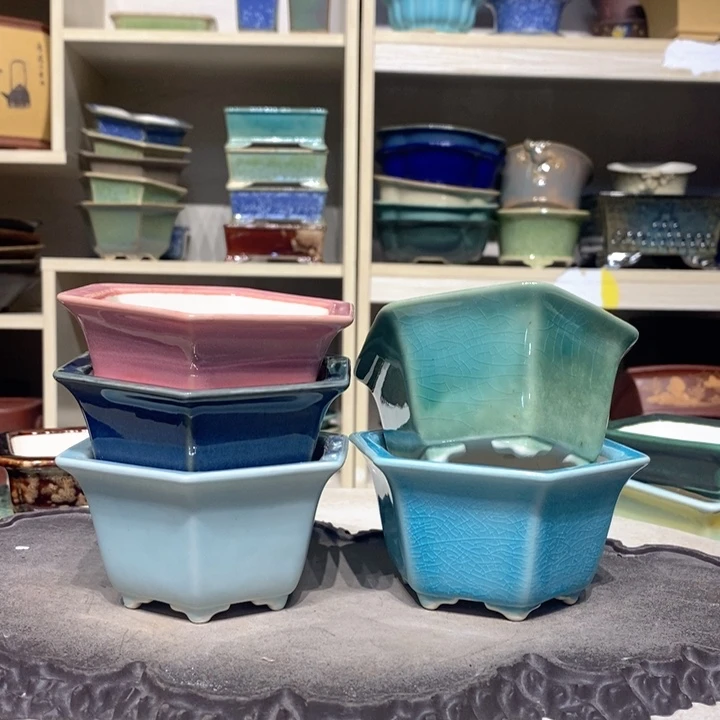 紫砂花盆瑕疵6-10。。。（5）