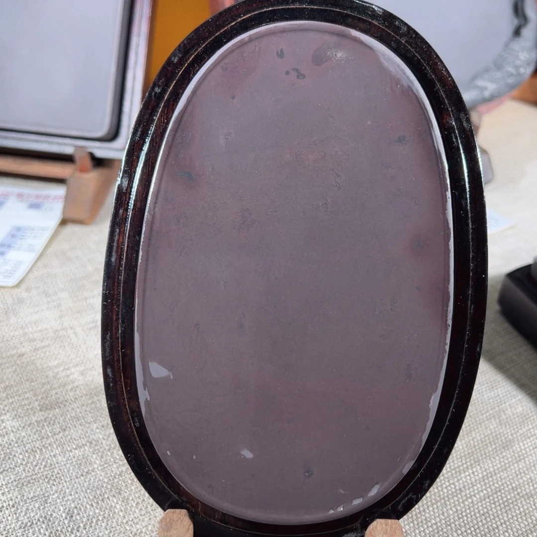 芳***画坑仔岩纯手工端砚带木盒