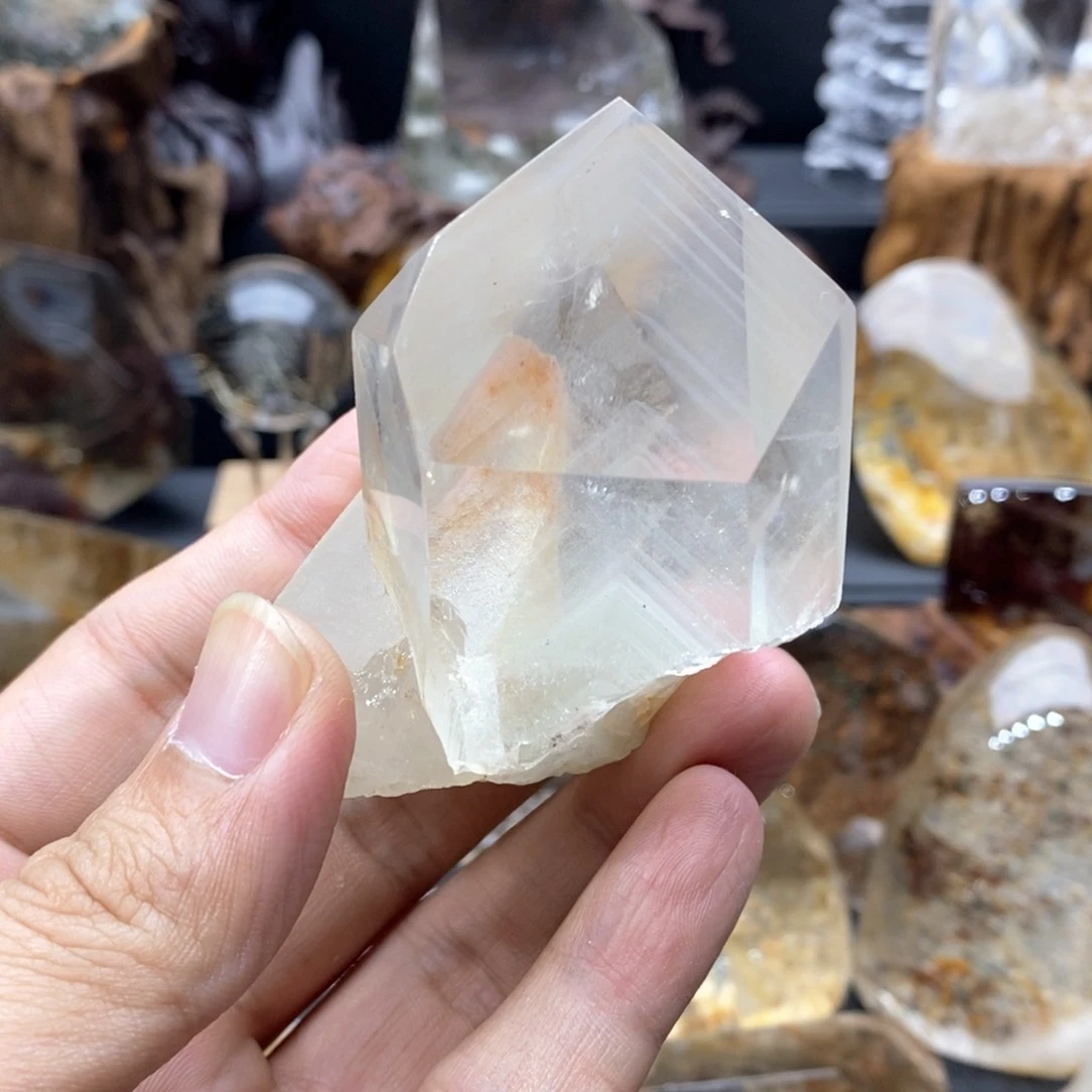 未镶嵌车挂水晶明****旋水晶